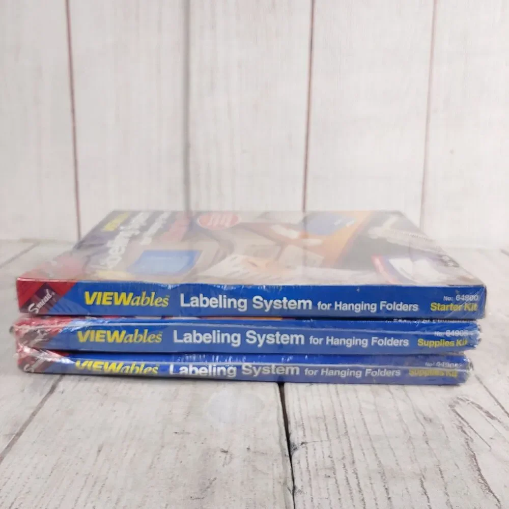 Smead VIEWables Labeling System Hanging Folder Starter, Supplies Kit NEW SEALED